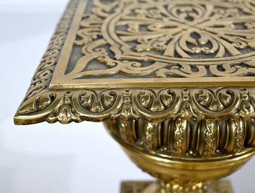 Coppia di foderi in ottone, gusto Luigi XVI, periodo Napoleone III - metà del XIX secolo