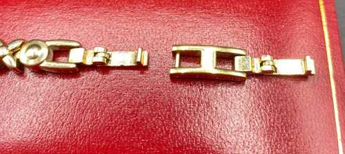 BRACCIALE PLACCATO ORO E AMARI DI MARE