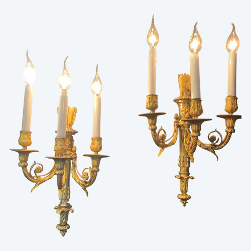 pair of sconces Louis XVI