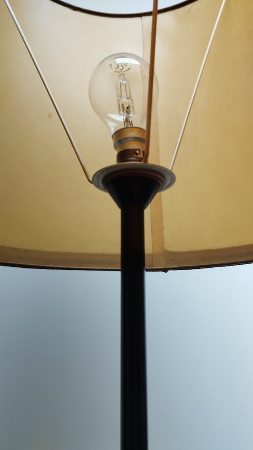 Lampadaire porte plante en fer forgé circa 1950
