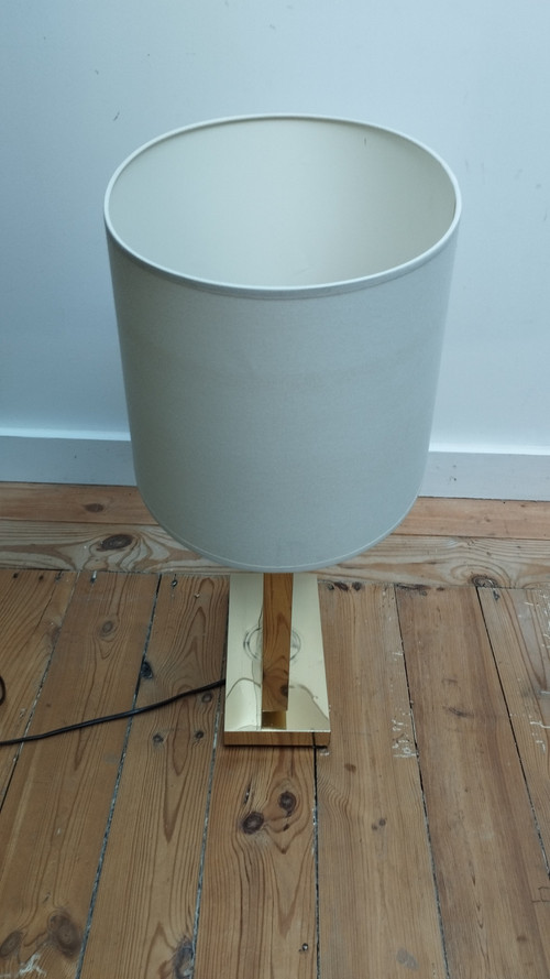 Wohnzimmerlampe im Geschmack von Willy Rizzo circa 1970