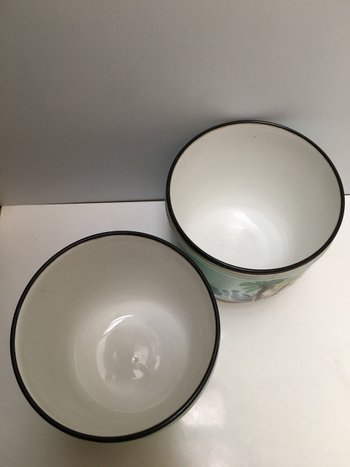 Pair of ORIENTALIST cachepot in OLD PARIS