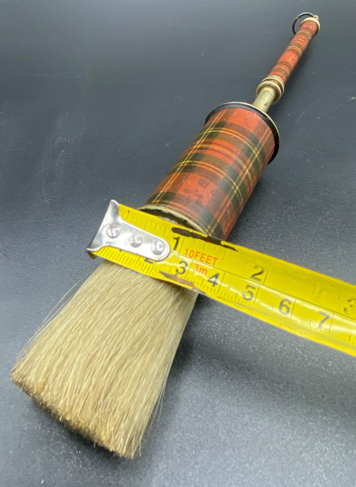 BRASS BRUSH & PLAID PAPER