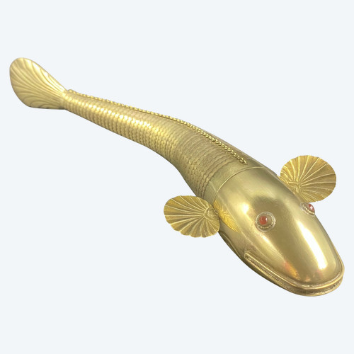 ARTICULATED BRASS FISH