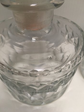 Pair of BACCARAT perfume bottles circa 1830
