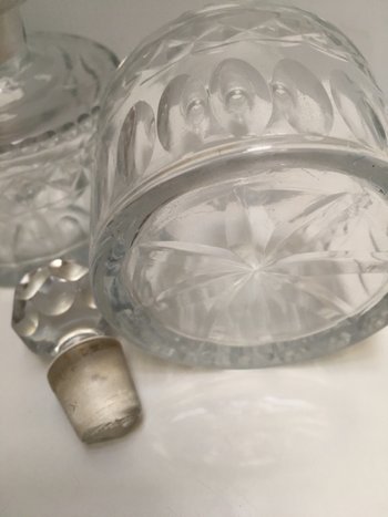 Pair of BACCARAT perfume bottles circa 1830