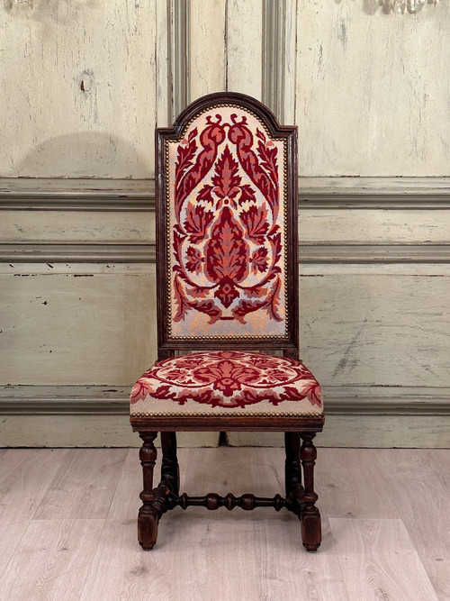 Chair In Walnut from Louis XIII period XVIIth century