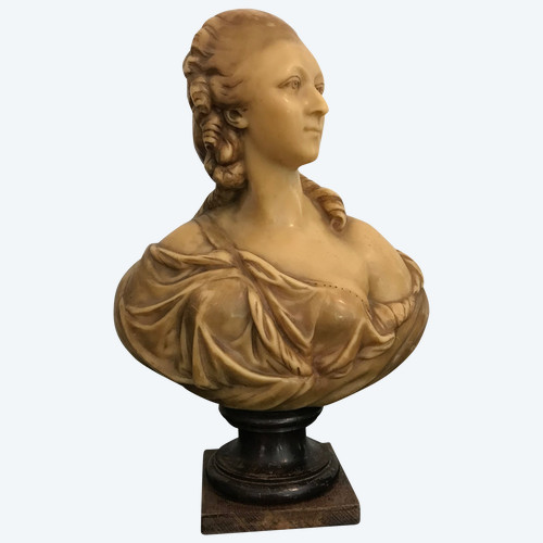 Wachsbüste von Marie Antoinette, nach Augustin Pajou