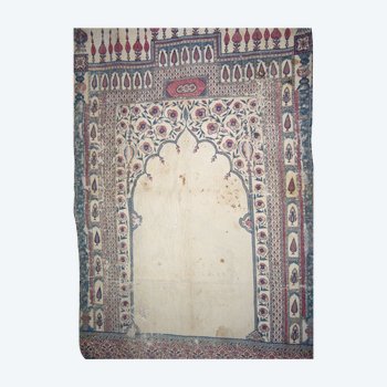 Pannello Kalamkari persiano del XIX secolo