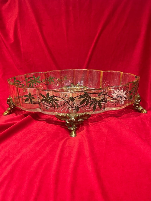 Exceptional Baccarat Crystal Centerpiece Planter
