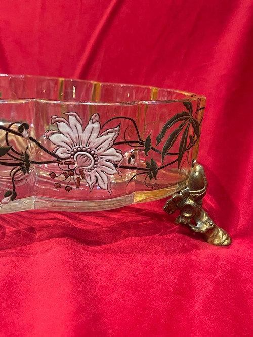 Exceptional Baccarat Crystal Centerpiece Planter