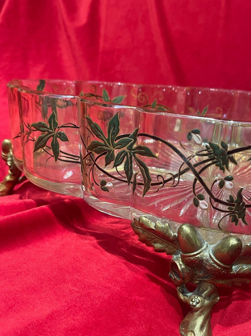 Exceptional Baccarat Crystal Centerpiece Planter