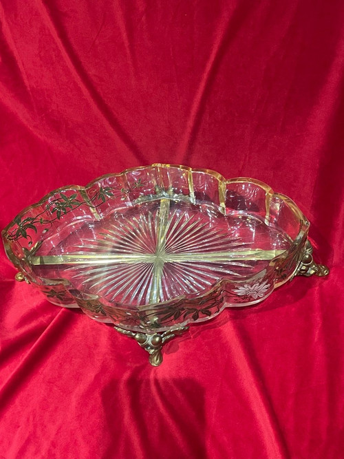 Exceptional Baccarat Crystal Centerpiece Planter