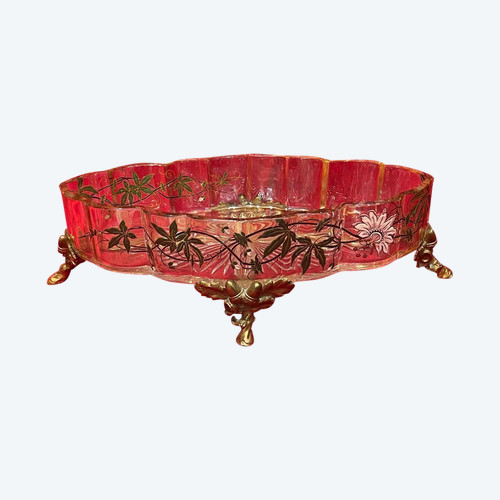 Exceptional Baccarat Crystal Centerpiece Planter