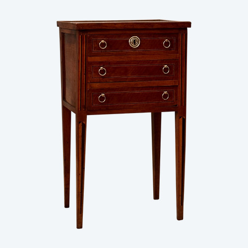 Small Louis XVI Period Chiffonniere Table About 1780