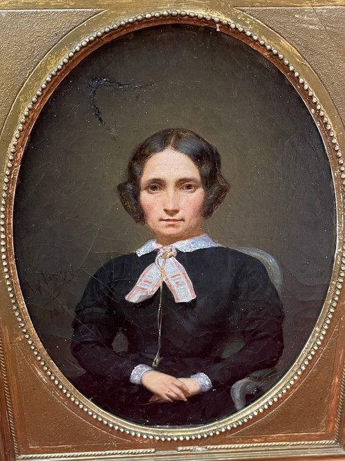 Gemälde Porträt Von Hippolyte Lazerges 1817-1887