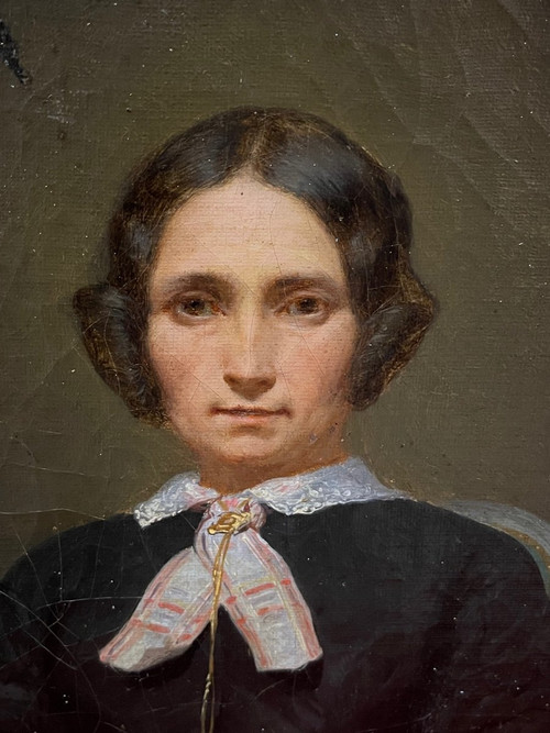 Gemälde Porträt Von Hippolyte Lazerges 1817-1887
