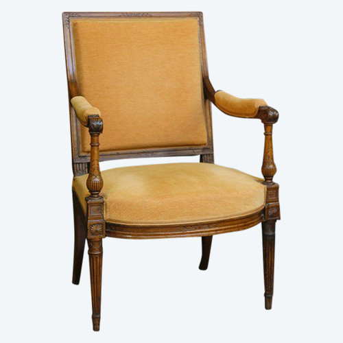 Fauteuil Louis XVI  Dossier à la reine 