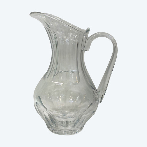 Water jug / pitcher stamped BACCARAT HARCOURT model 29 cm Numbered 56 / 75