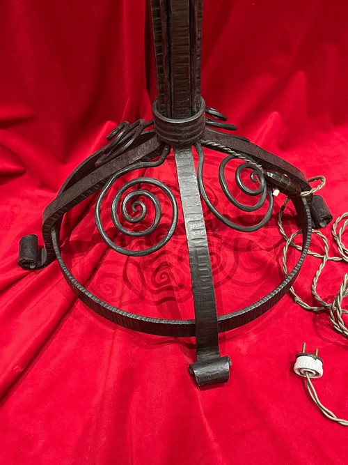 Daum Nancy Large Art Deco Floor Lamp 1930