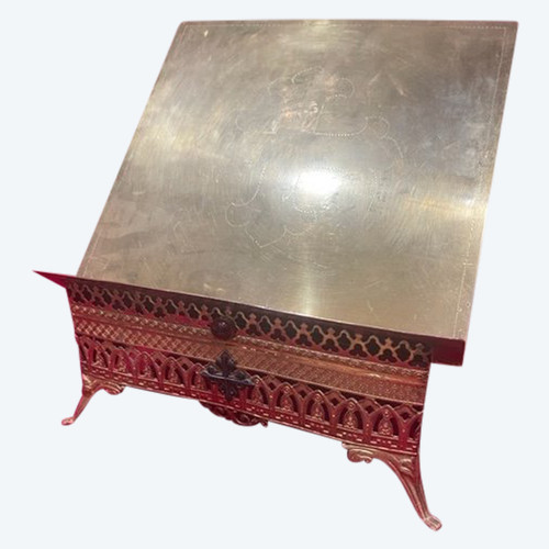 Lutrin d'Autel Thabor Eglise Bronze DorÃ© NÃ©o-gothique XIXÃ¨me NapolÃ©on III
