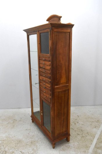 Rare Dentist's Furniture In Walnut Period 1900