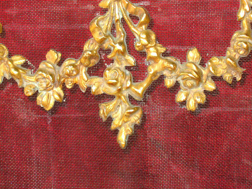 Kaminschirm mit Funkenschutz aus Bronze im Stil von Louis XVI, 19.
