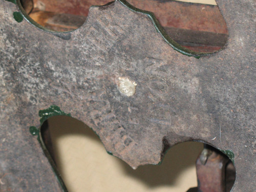 Very large cast iron scale Béranger in Lyon of range 60 kg 19th century