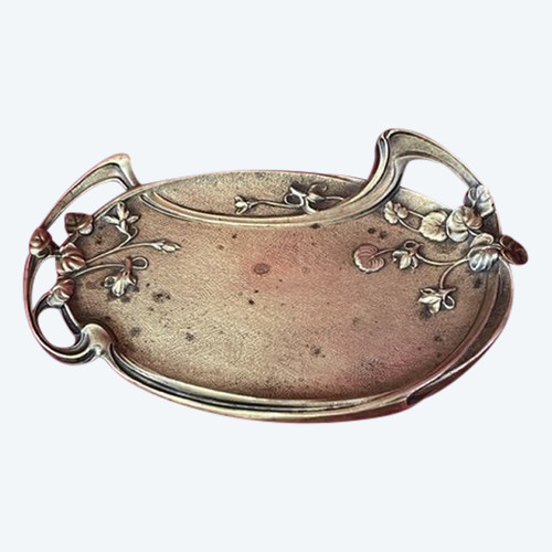 Taschenleerer Bronze Jugendstil Ecole De Nancy 1900