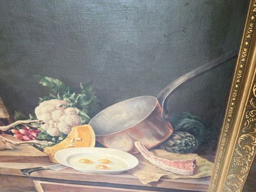 TOURSKY 1867  « nature morte à la volaille »