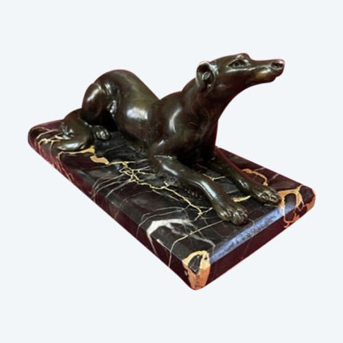 Statue Sculpture Levrier Art Deco 1930