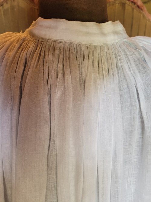 Priest's alb with embroidered net, circa 1900