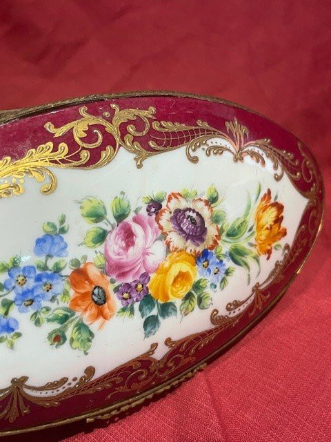 Scatola Bonbonnière Porcelaine De Paris Design Camille Le Tallec 1906-1991