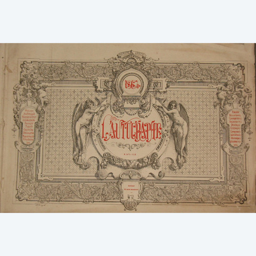The autograph Book of autographs of personalities 210 pages 1st edition of 1864