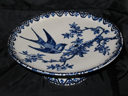 Service en faïence de Choisy le Roi à décor d'oiseaux style  japonisant époque 19ème