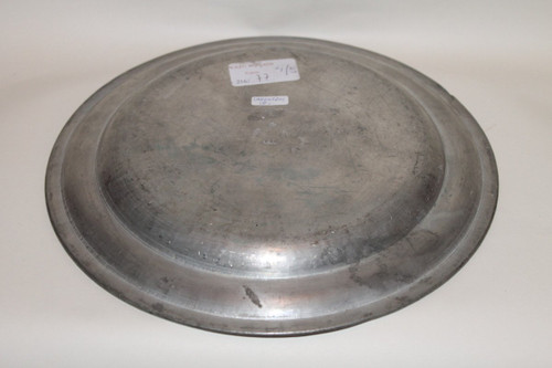 Languedoc pewter dish with 18th century coat of arms