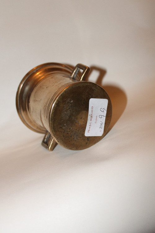 Petit mortier à onguent en bronze époque 17ème