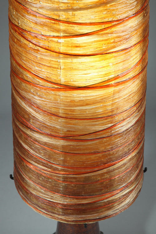 Large Resin Table Lamp From The Accolay Workshops, 1970s
