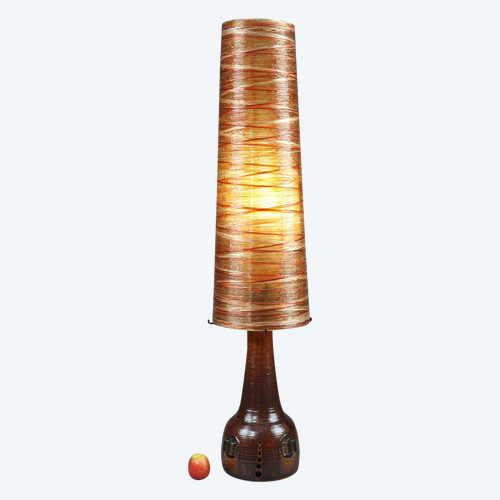 Large Resin Table Lamp From The Accolay Workshops, 1970s