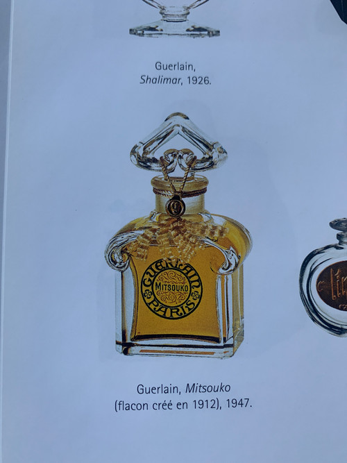 Bottiglia di profumo Guerlain Mitsouko di Baccarat