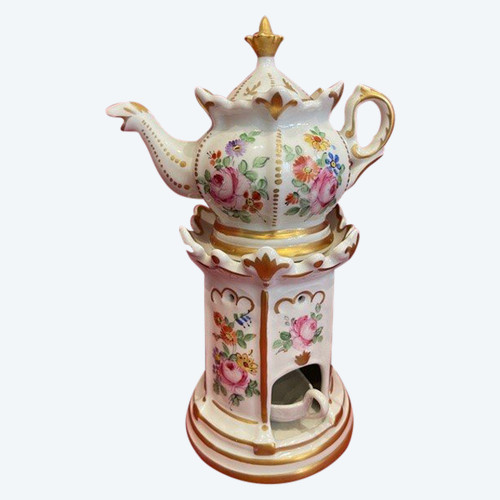 Teiera Porcelaine De Paris Stile Luigi XV