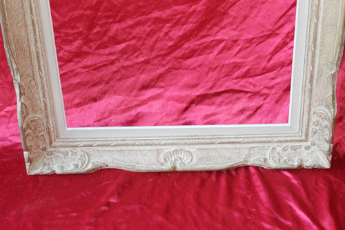 Large Montparnasse frame in carved wood 117 x 67 cm
