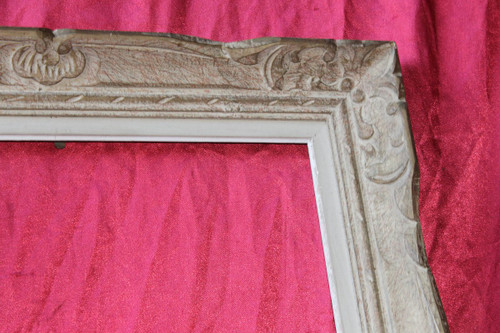 Large Montparnasse frame in carved wood 117 x 67 cm