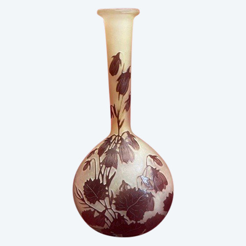 Vase Emile Gallé Art Nouveau School Of Nancy