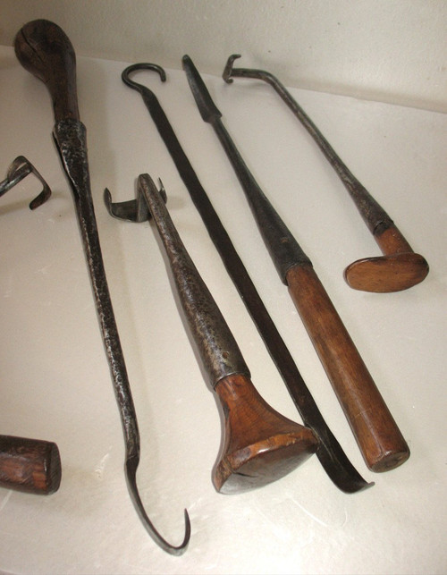 Collection of 15 clog tools from the 18th and 19th century