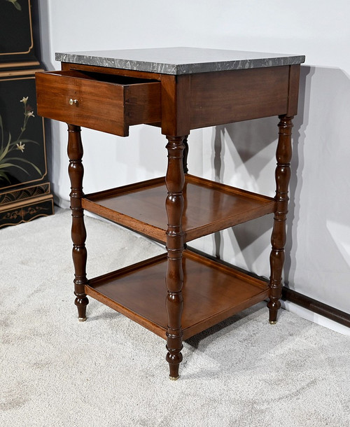 Small Serving Table in Cuban Mahogany, Restoration Period - Early 19th Century