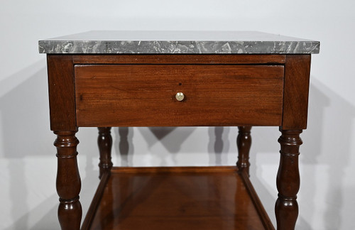 Small Serving Table in Cuban Mahogany, Restoration Period - Early 19th Century