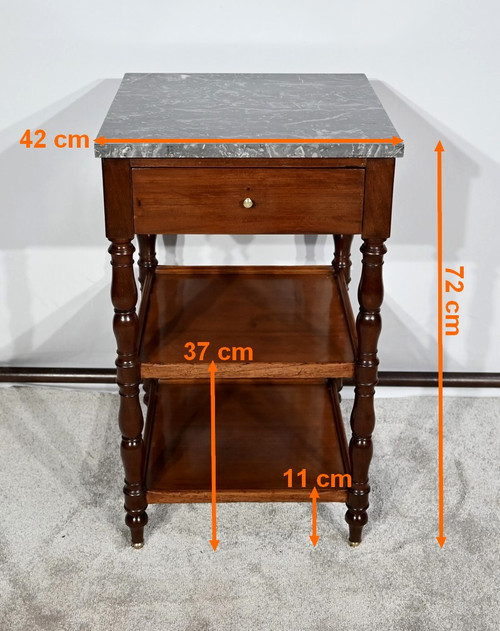Small Serving Table in Cuban Mahogany, Restoration Period - Early 19th Century