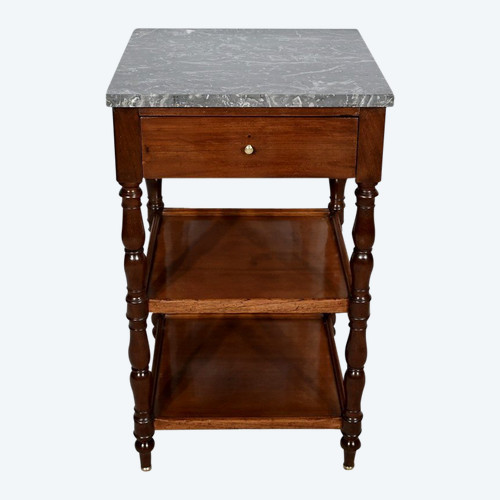 Small Serving Table in Cuban Mahogany, Restoration Period - Early 19th Century