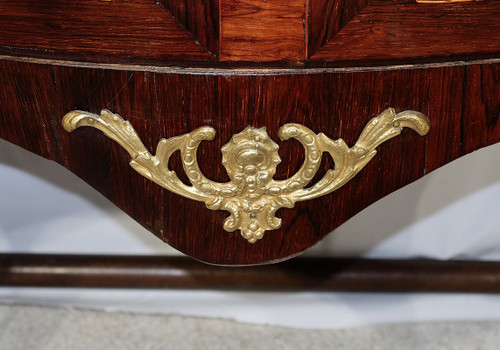 Tomba Piccola Comò in Legno Pregiato, transizione Luigi XIV / Luigi XV – XVIII secolo